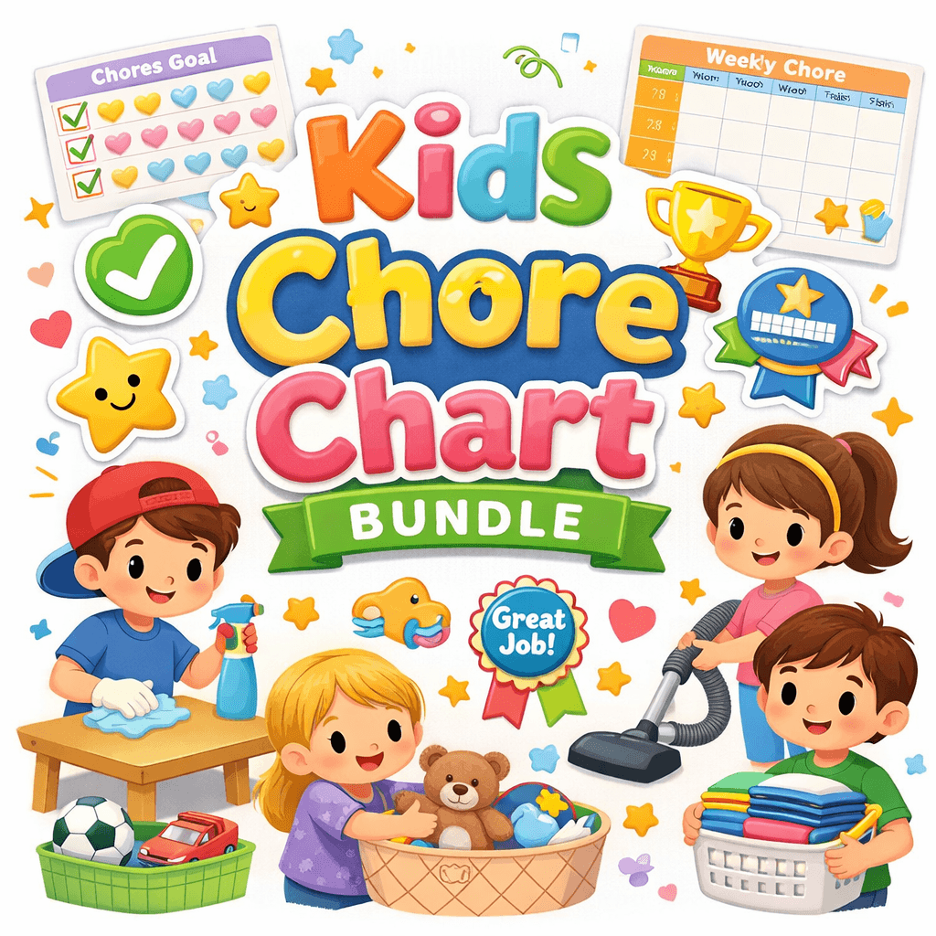 Kids Chore Chart Bundle