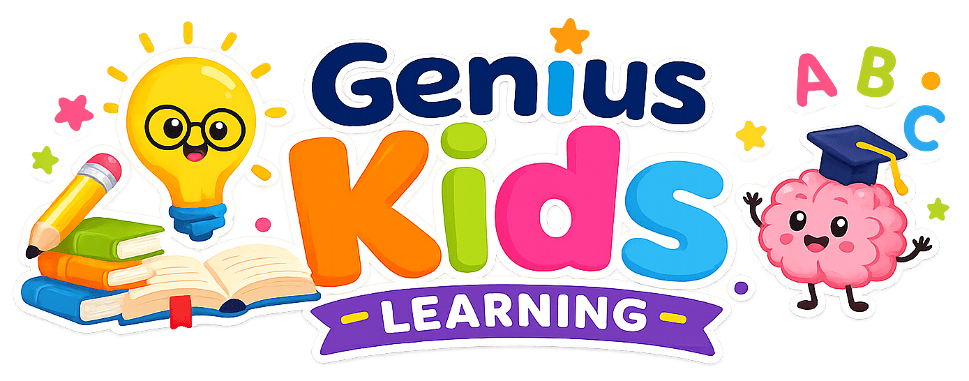 Genius Kids Learning Logo