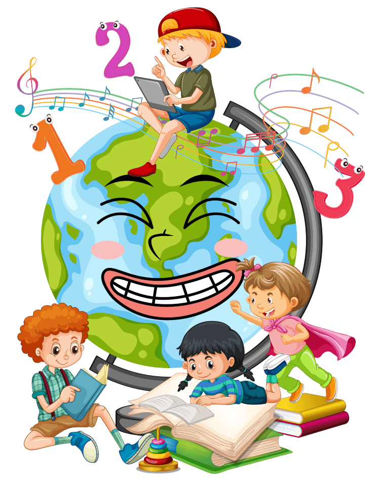 Kids Enjoying Numbers Reader
