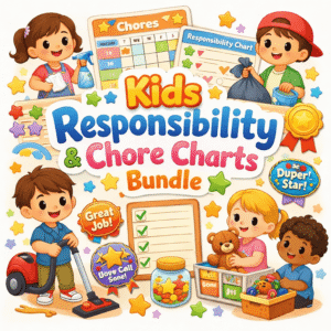 Kids Responsibility & Chore Charts Bundle