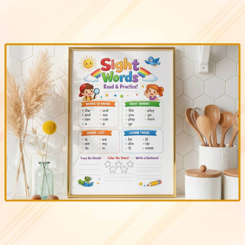 Kids Worksheets Printable PDF | Preschool & Kindergarten Learning Activities | Educational Worksheets for Homeschool | Instant Download - Image 5