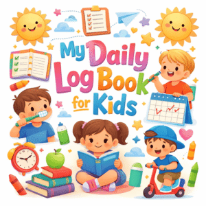 My Daily Log Book for Kids