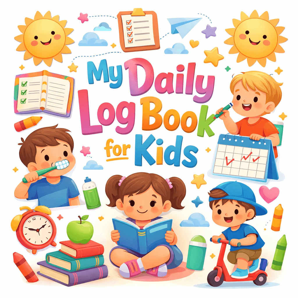 My Daily Log Book for Kids